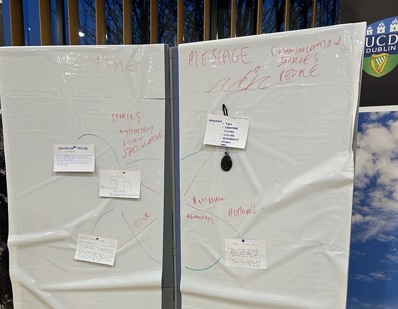 'Blue Museum' display from Message research Speed dating event, November 2024